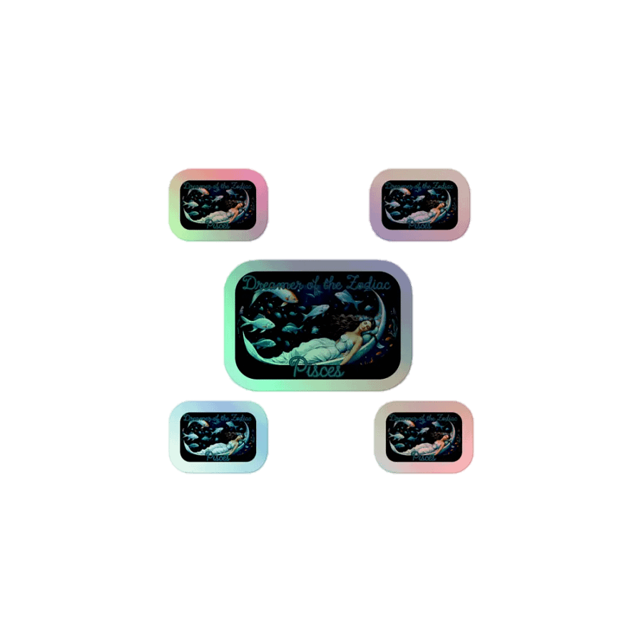 Pisces, Dreamers of the Zodiac, Holo Sticker Pack product image (1)