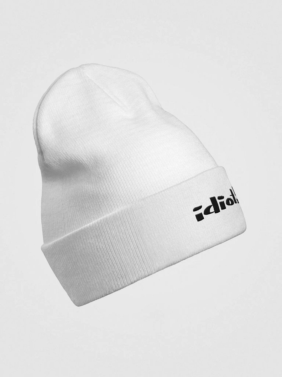 Idiot! Bold Beanie (light mode) product image (3)