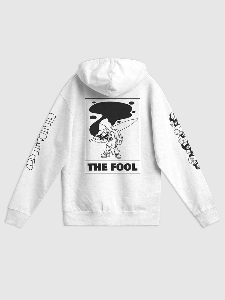 THE FOOL ZIP-UP HOODIE [WHITE] product image (1)