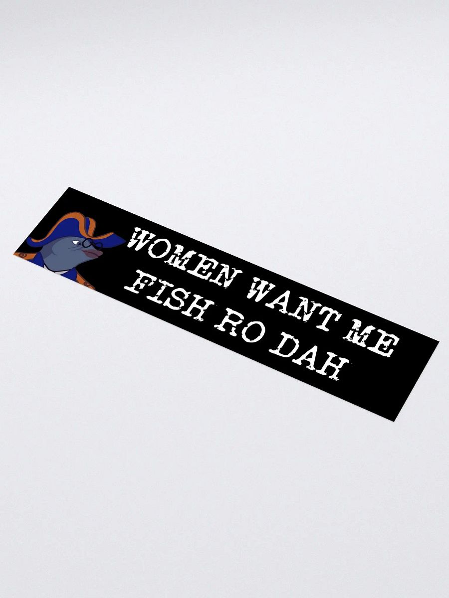 Oddly Specific Fish Bumper Sticker product image (1)