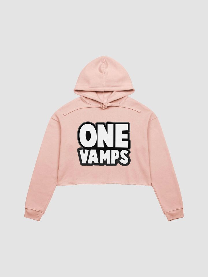 Women's Canvas Fleece Crop Hoodie OneVamps product image (1)
