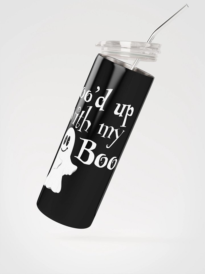 Boo'd Up With My Boo – Cute Ghost Halloween - Stainless Steel Tumbler product image (4)