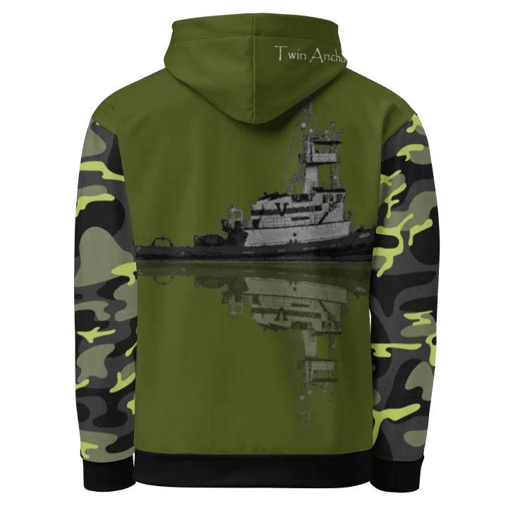 Camouflage & Green Hudson VB Reflection Hoodie product image (1)