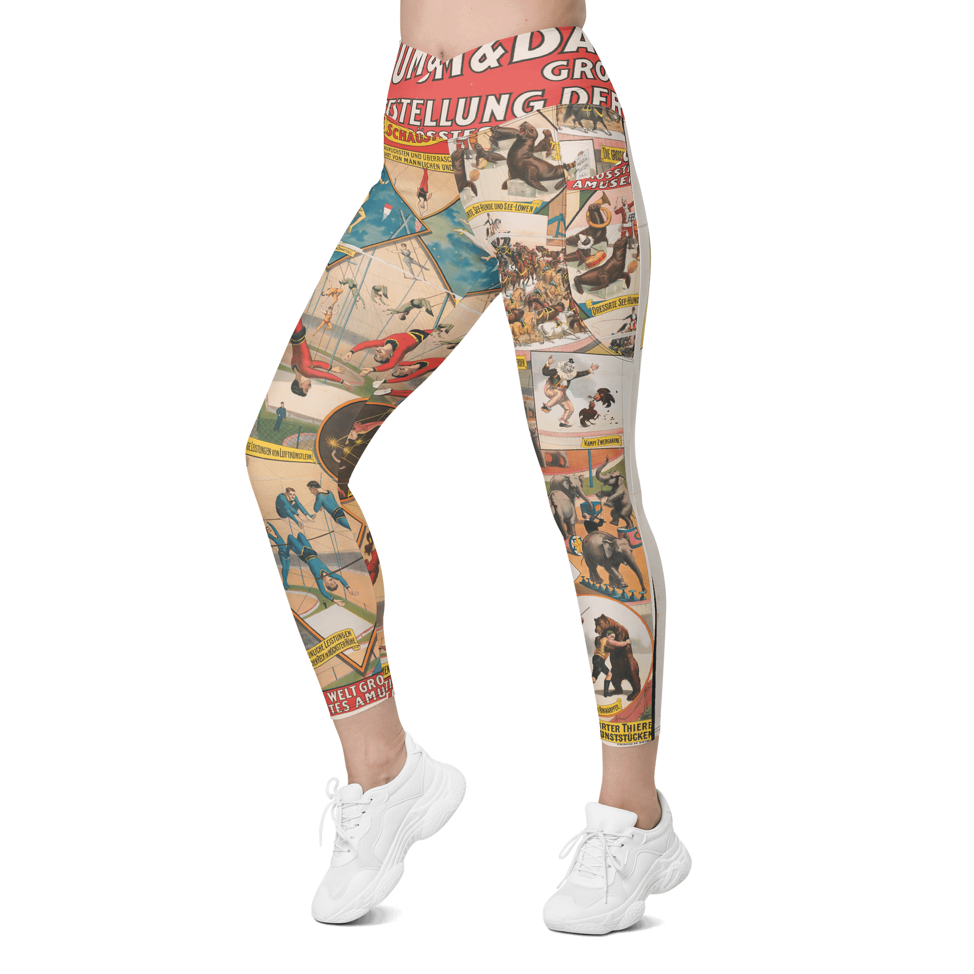 Kat's Vintage Circus Leggin's product image (5)
