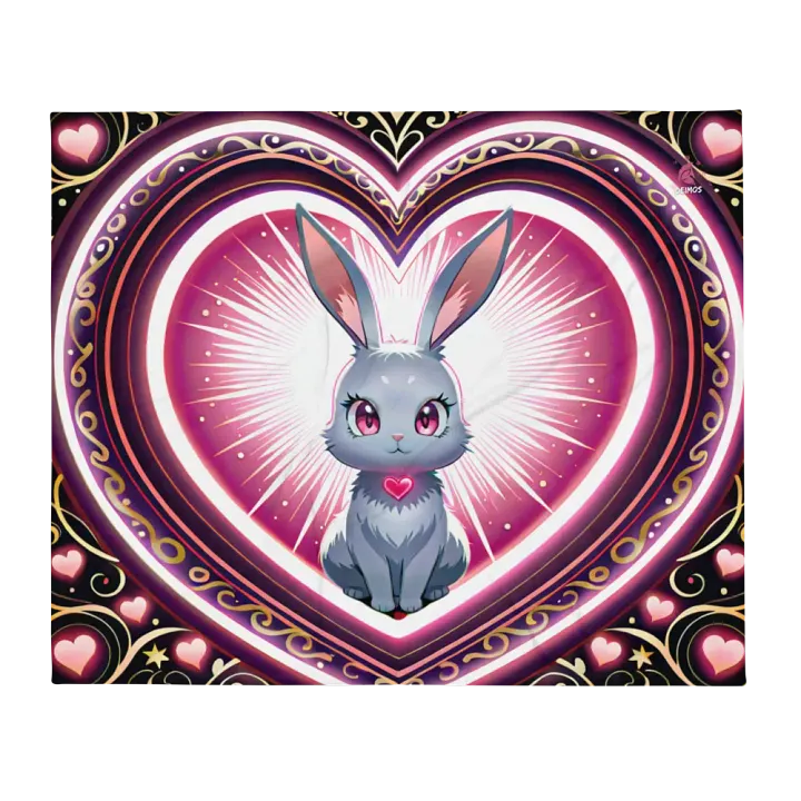 Valentine Bunny Blanket product image (2)