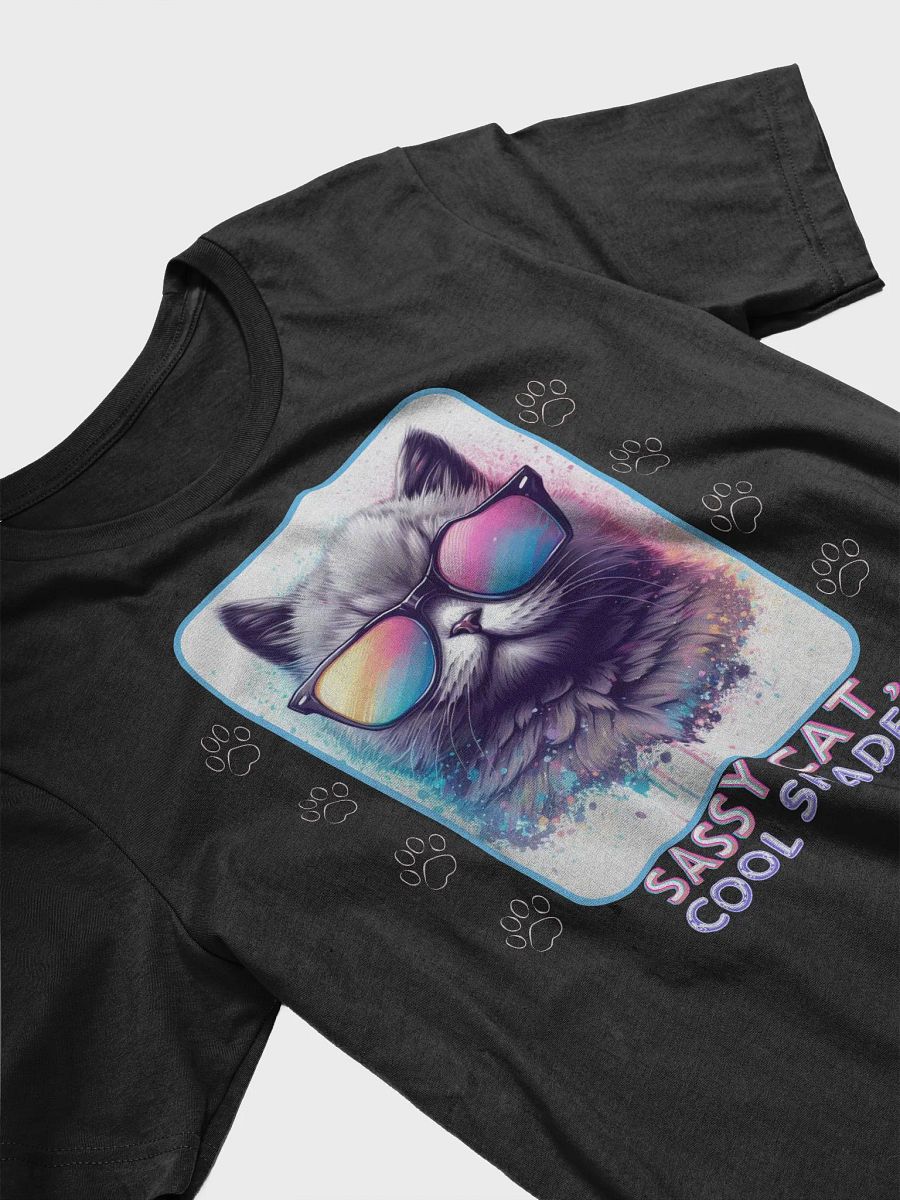 Sassy Cat , Cool Shades-Bella+Canvas Supersoft T-Shirt product image (3)