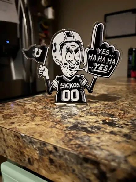 (Limited Stock) The Sickos Committee Beveled #1 Fan Football Acrylic Stand product image (2)