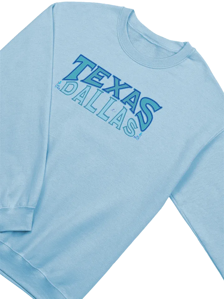 Dallas Texas Blue Crewneck Sweatshirt product image (2)
