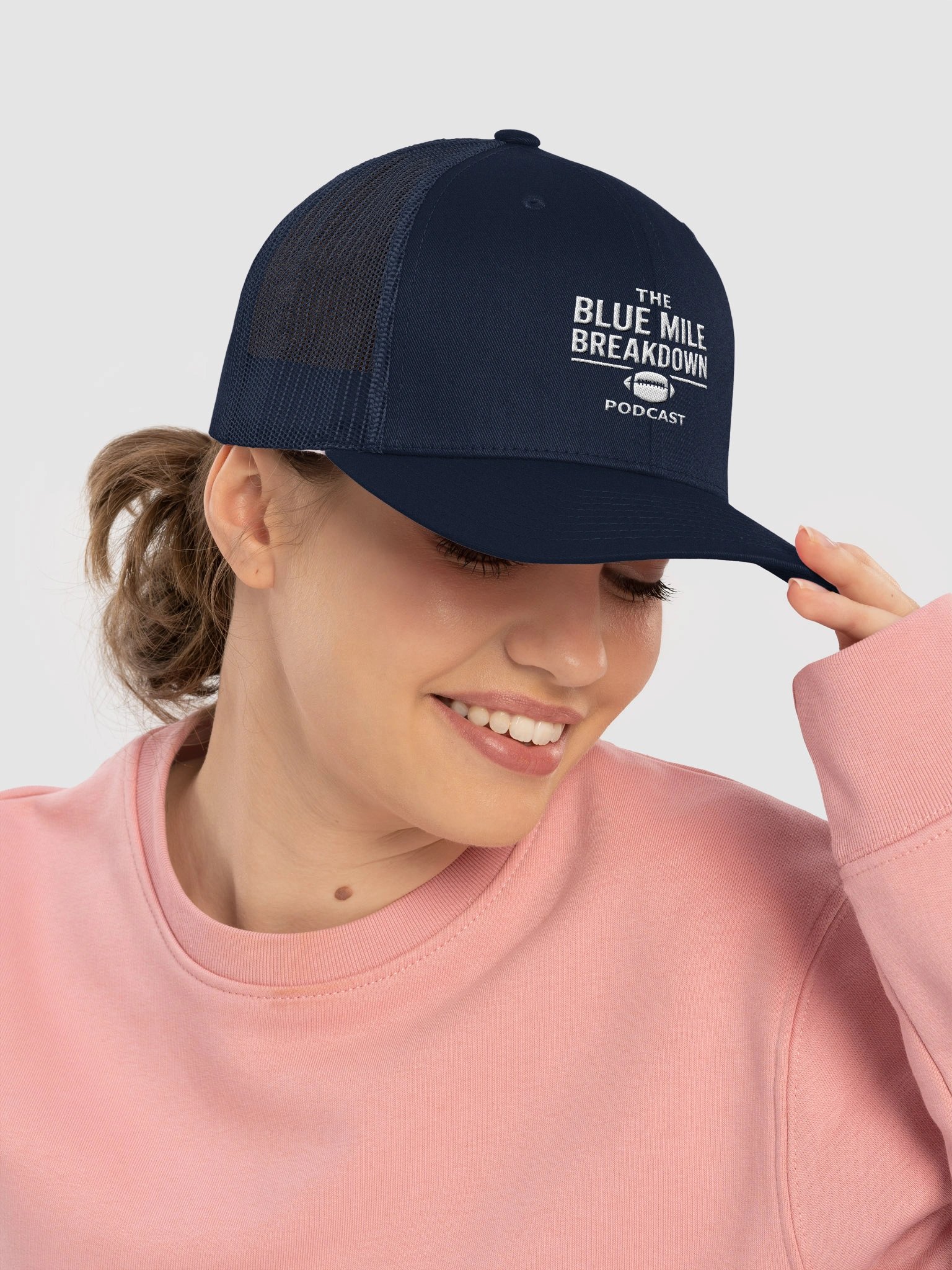 Blue Mile Breakdown Trucker Hat product image (5)