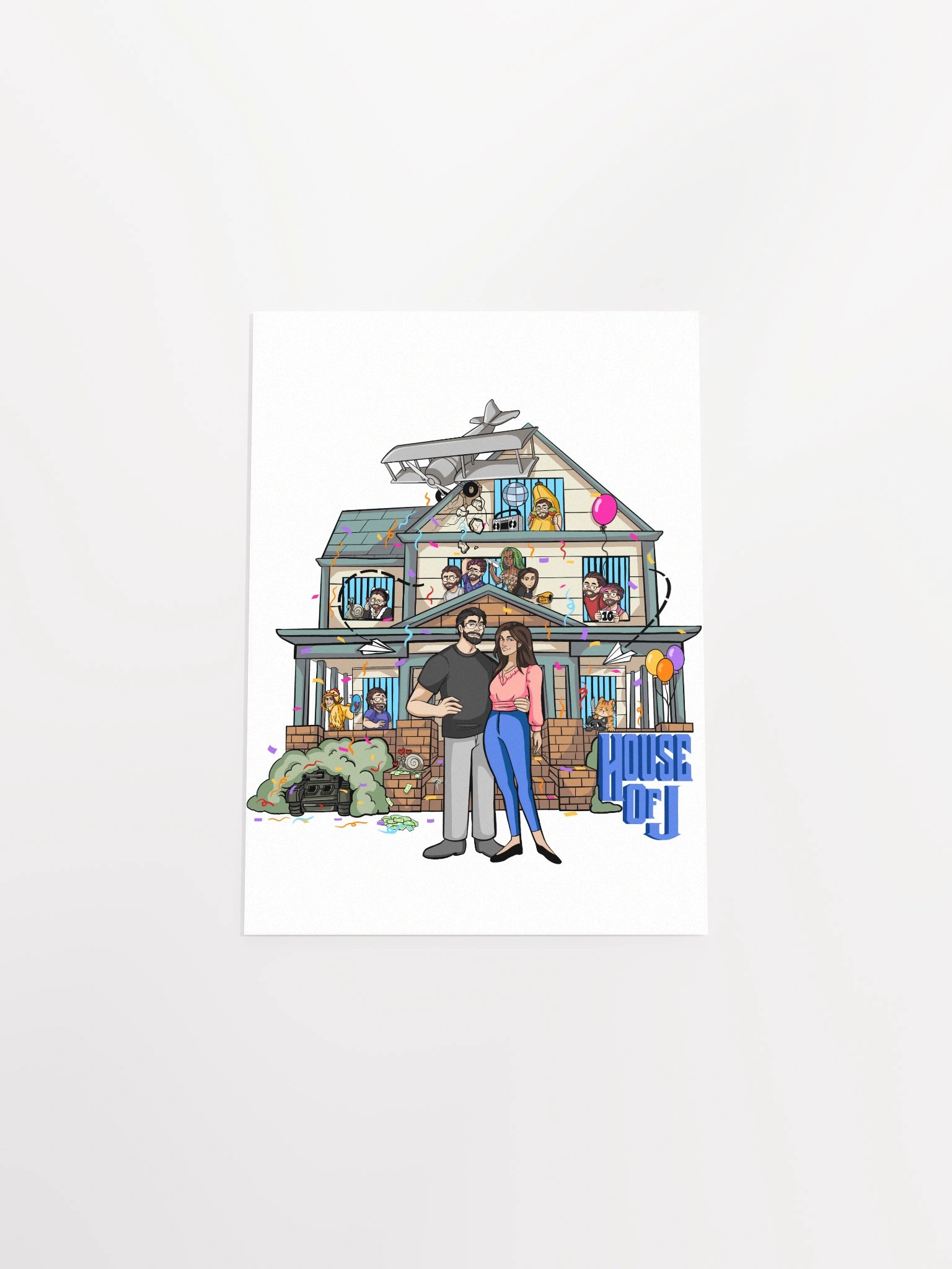 "Full House of J" Poster (Light) product image (19)