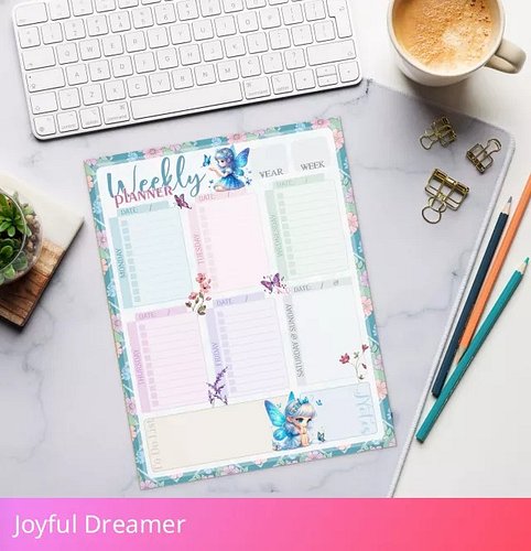 Notepad (Large) | Floral Butterfly Fairy Weekly Planner👇

Jot down ideas, plan your week, or make grocery lists with this han...