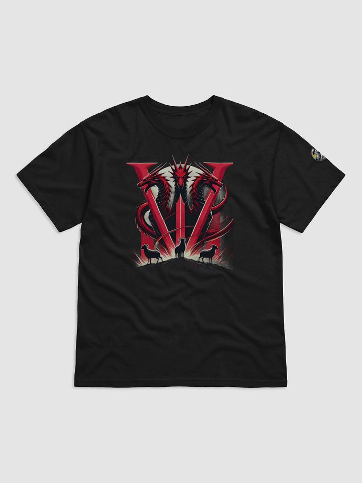 🔥 Official "WE!!!" Dragon Logo T-Shirt 🐉 with The Gemini Twins! Logo on Sleeve 🎭 product image (1)