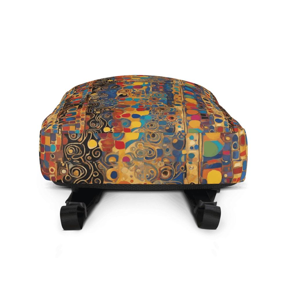 Symmetric Fusion All-Over Print Backpack for art students and arty friends product image (3)