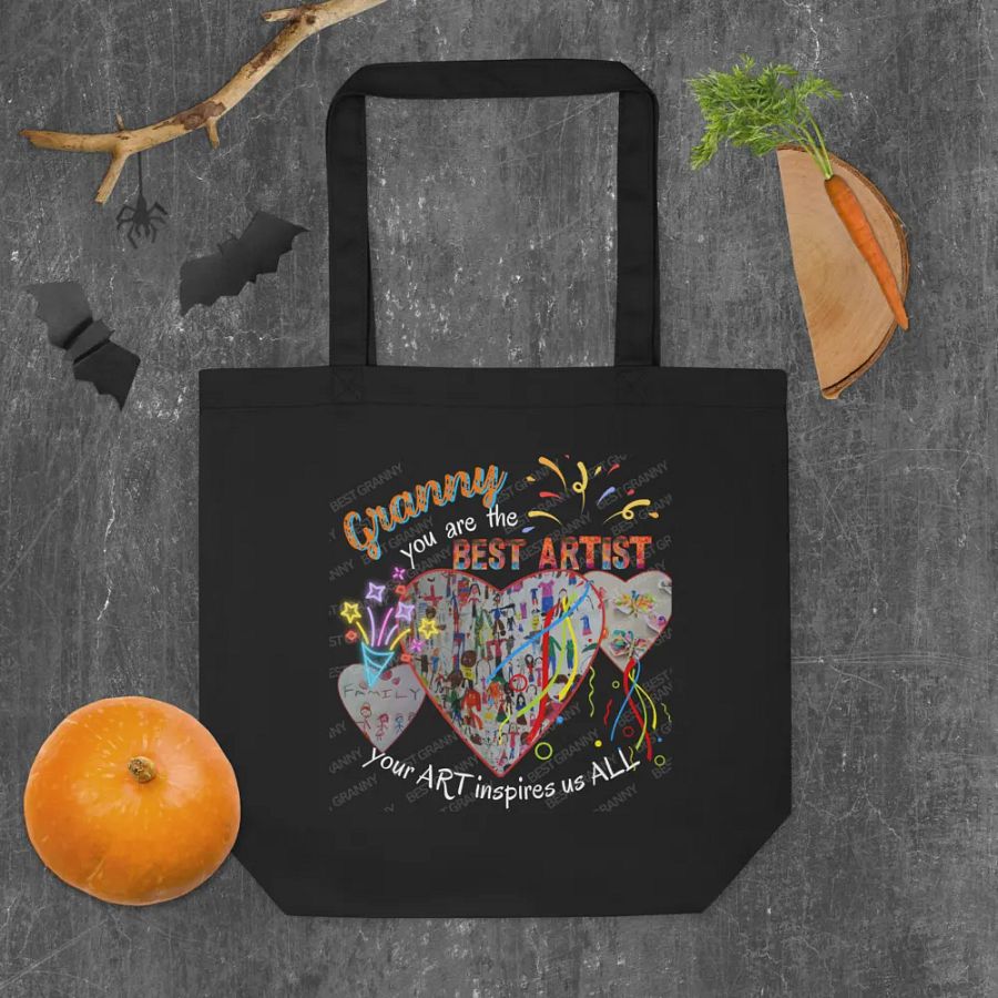 tote bag 'granny you are the best artist .  Your rt inspires us all. perfect gift for granny. product image (10)