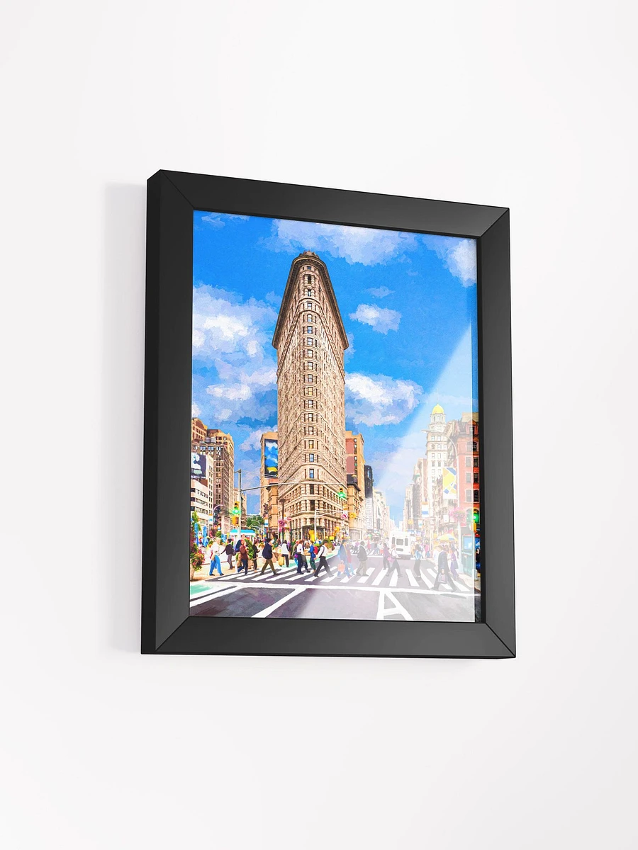 New York City’s Iconic Flatiron Building – Manhattan Framed Poster product image (2)