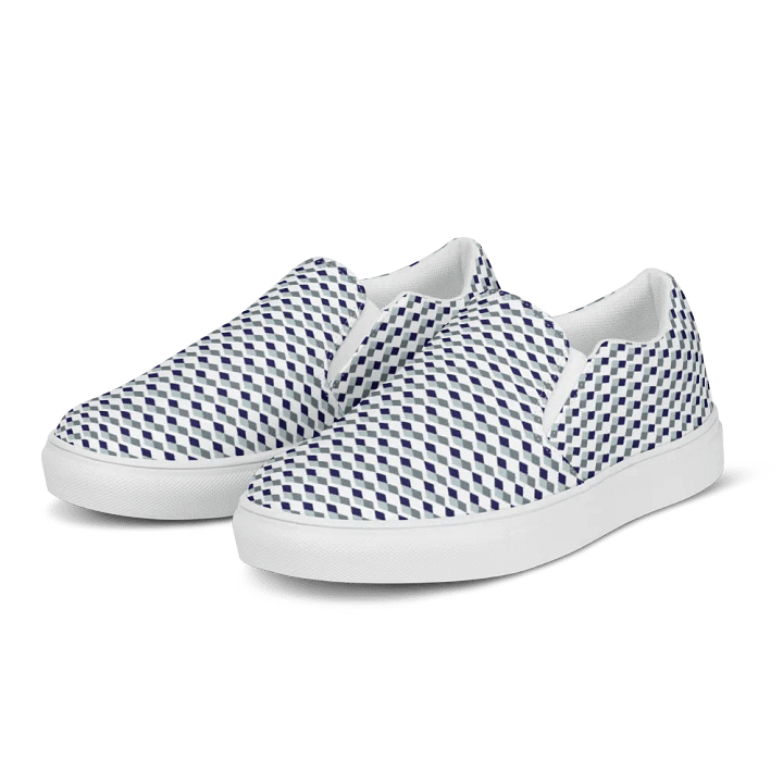 Premium Checkered Slip Ons Men's n. 24 product image (2)