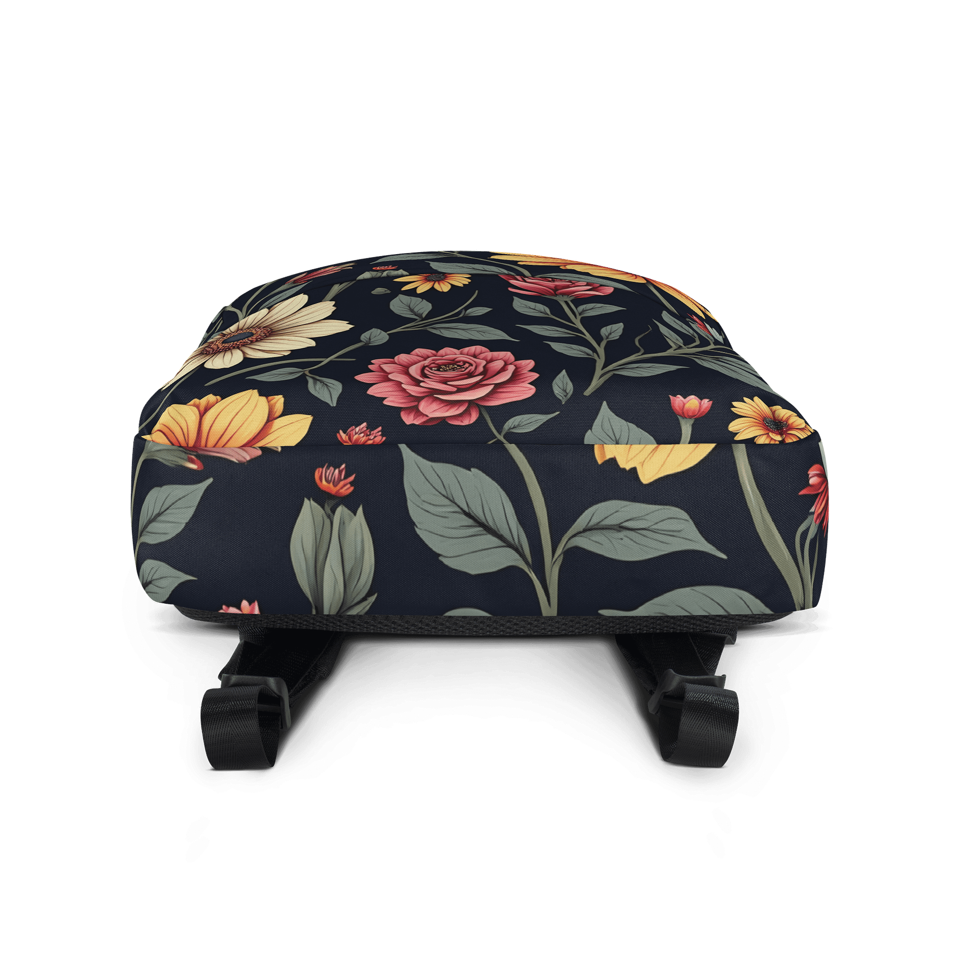 Dark Floral Backpack – Stylish Botanical Carryall for Everyday Use product image (4)
