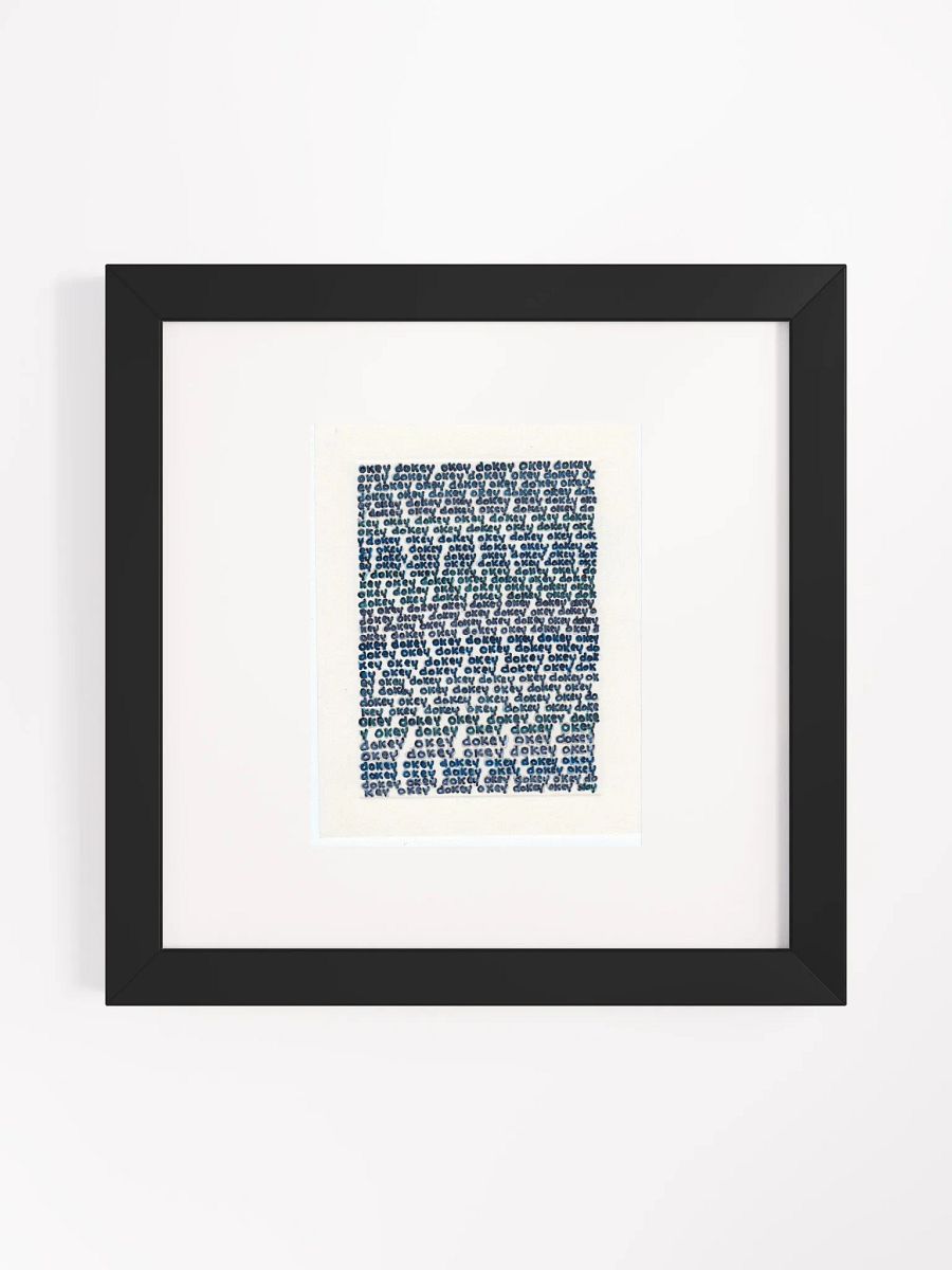 Oomph Panel Card Print Framed product image (1)
