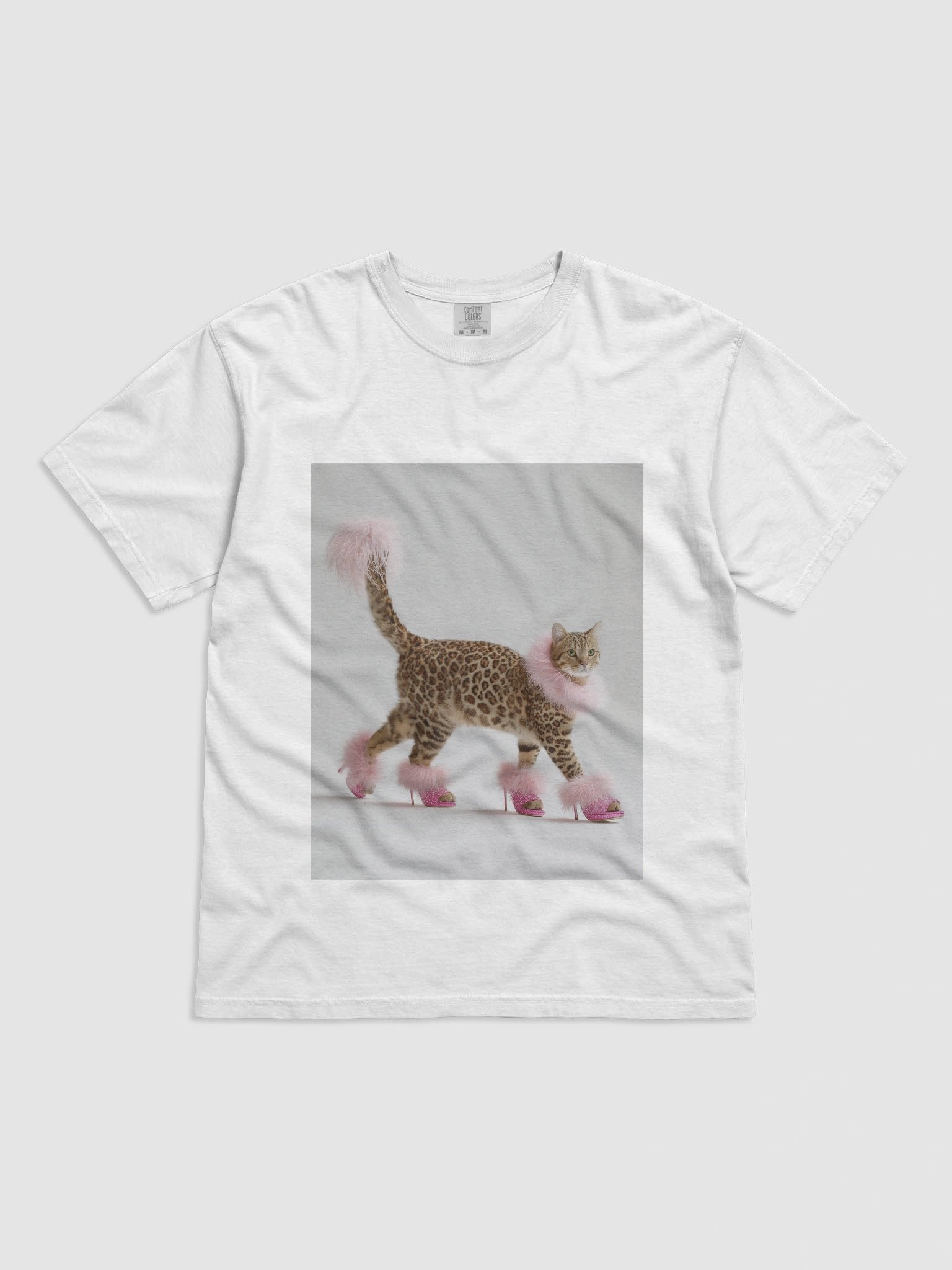 Glam Cat - Garment-Dyed Heavyweight T-Shirt product image (1)