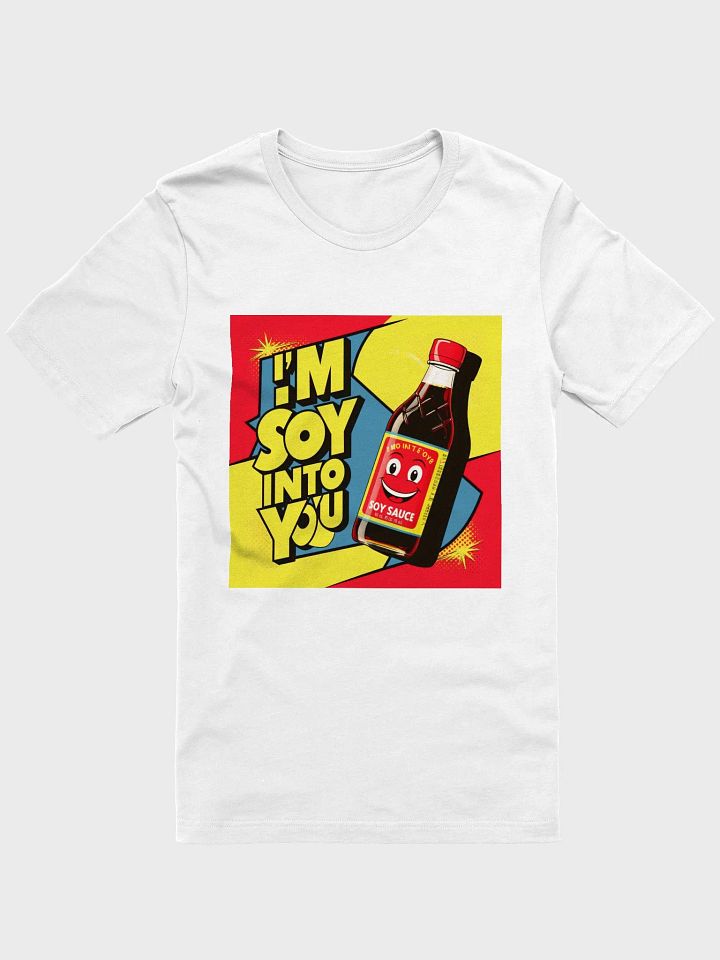 Soy Into You T-Shirt, Funny Food Pun Tee, Vegan Gift Shirt, Plant Based Apparel, Vegetarian Clothing product image (1)