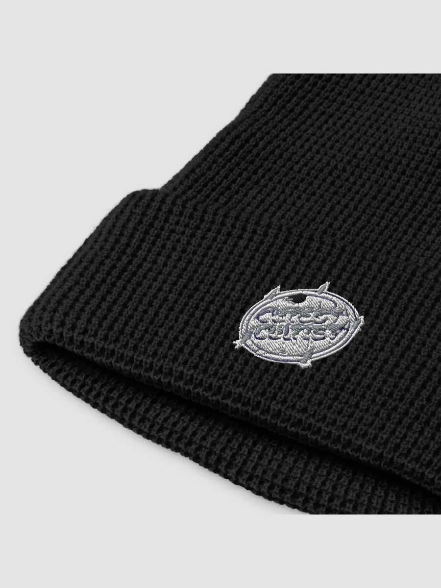 White Summon Embroidery Beanie product image (3)