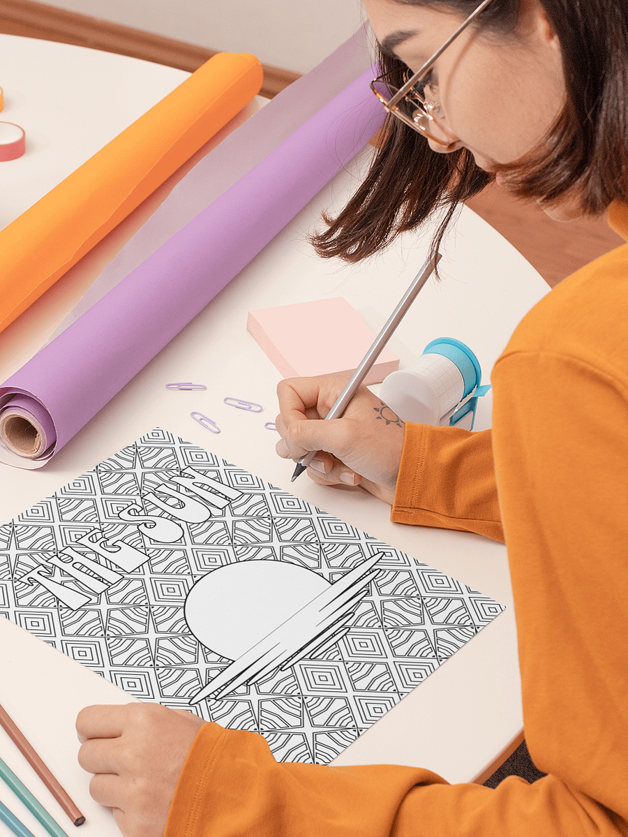 100 Nature & Pattern Coloring Pages PDF (A4 Size) product image (1)