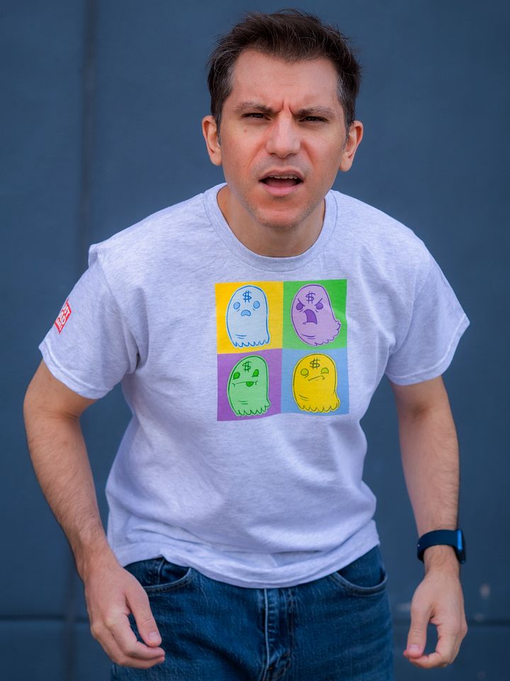2x2 Grid Money Ghost T-Shirt product image (1)
