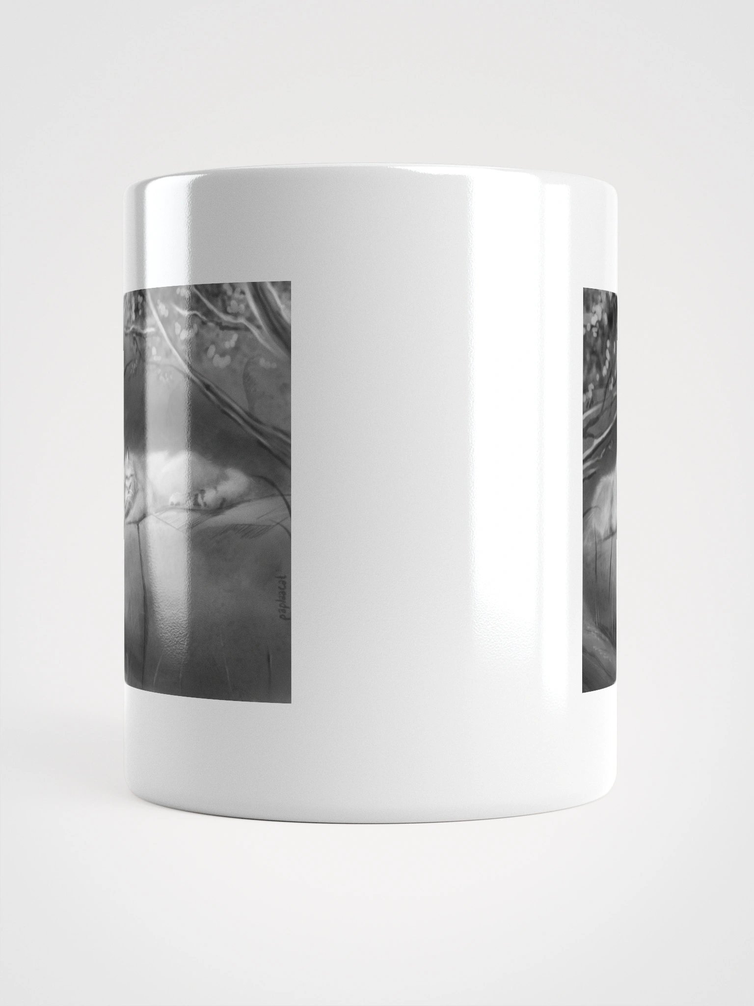 Bol & Polly Tribute (B&W) - White Mug product image (6)