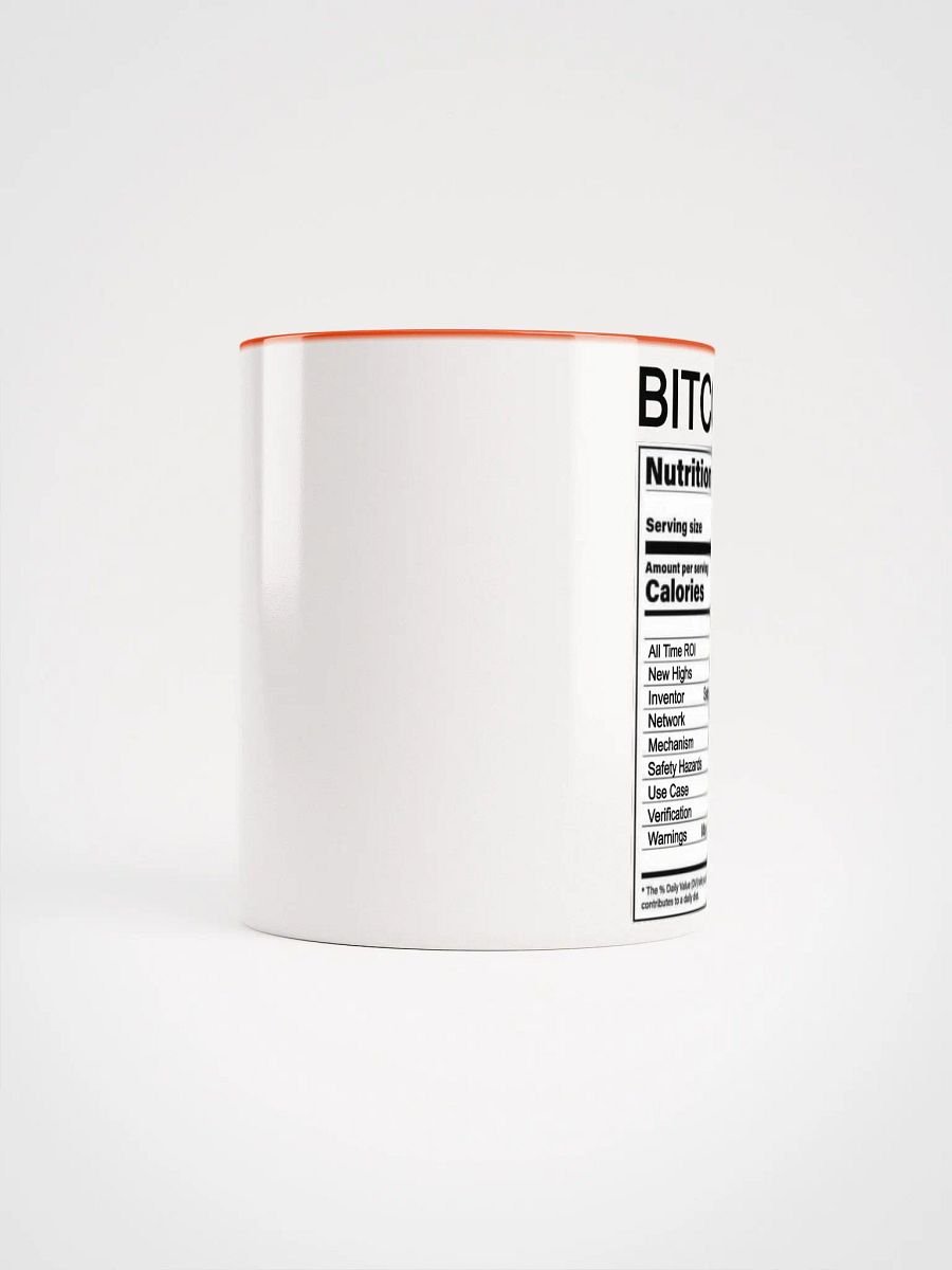 BITCOIN Nutrition Mug product image (5)