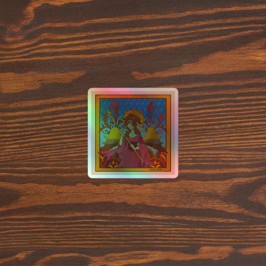 Illuminated Manuscript Holo Sticker product image (7)
