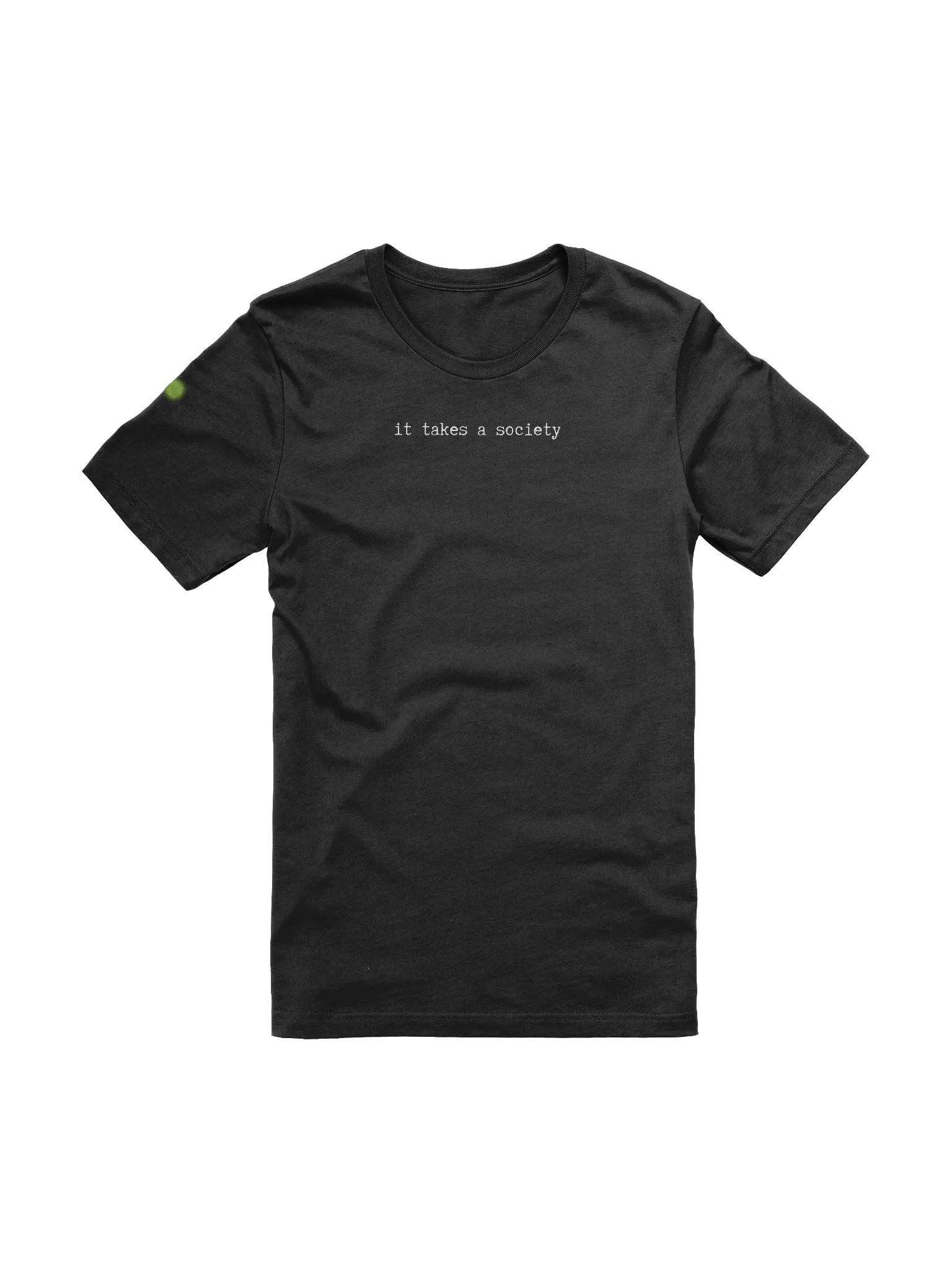 it takes a society | Black Short Sleeve Tee product image (1)