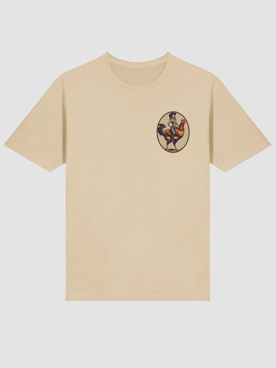Cowgirl and Rooster Illustration T-Shirt product image (171)