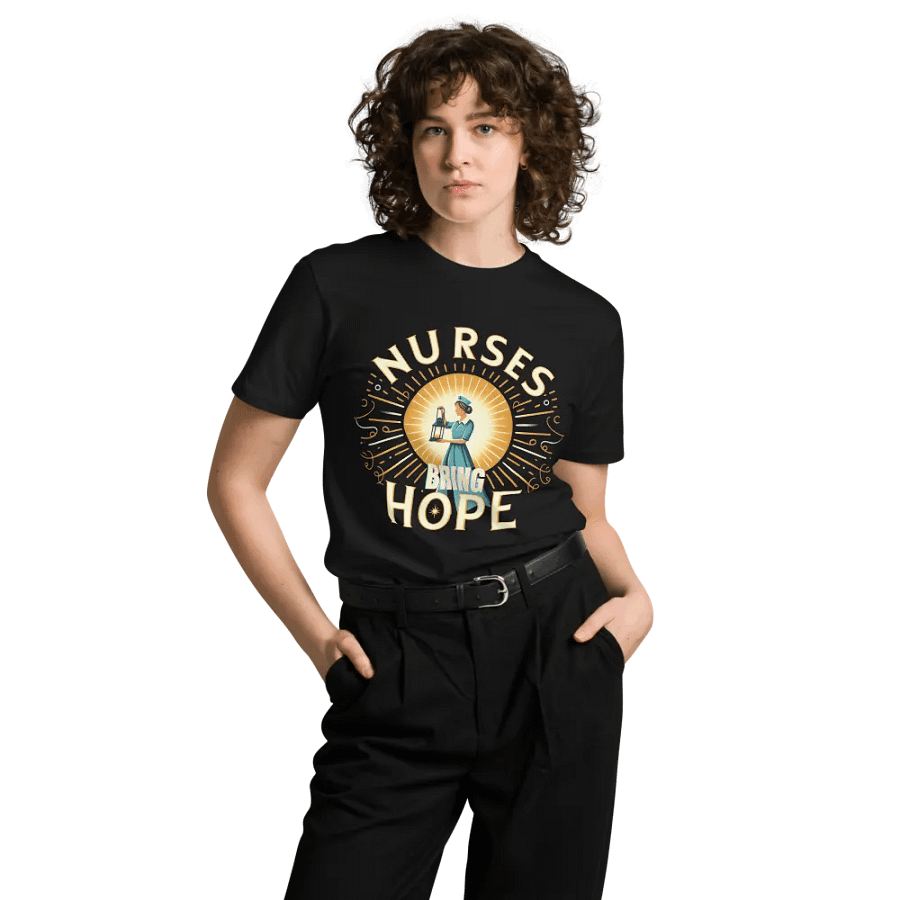 Radiant Hope Nurse Lantern T-Shirt product image (10)