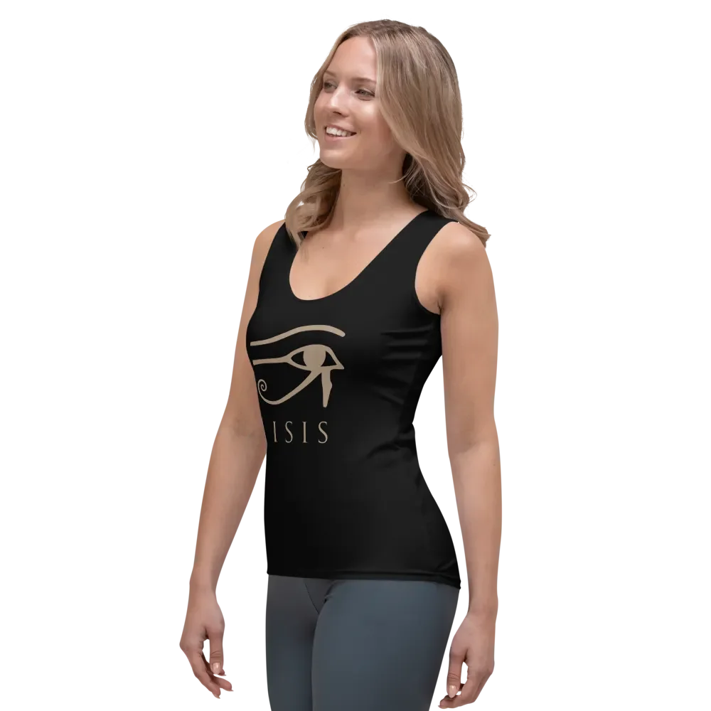 Isis Black All-Over Print Tank Top product image (3)
