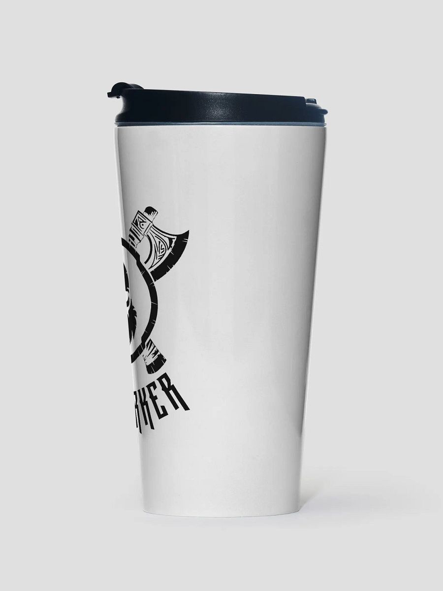 REXNOR Berserker Stainless Steel Travel Mug (Black Logo) product image (2)