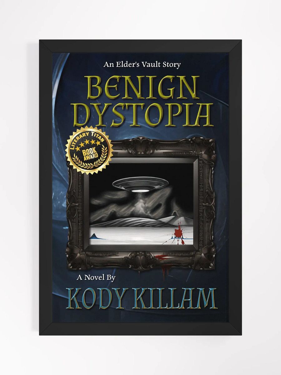 Elder's Vault: Benign Dystopia Framed Matte Poster product image (1)