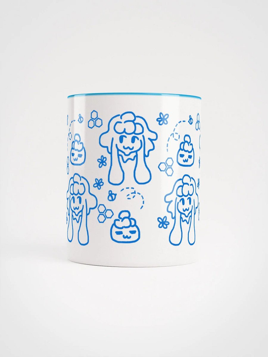 ceramic honeyy mug - blue print product image (18)