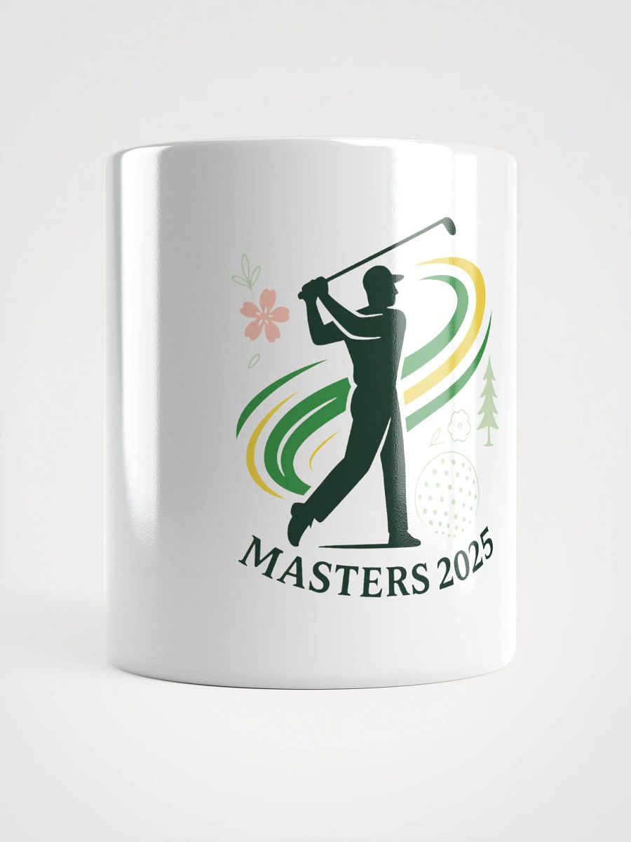 Masters 2025 White Glossy Mug – Augusta National Golf Mid-Swing Design | Inspired Tournament Coffee Cup by Delphi product image (14)