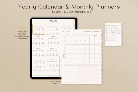 ✅ About Student Digital Academic Planner – iPad Graphic✅ product image (3)