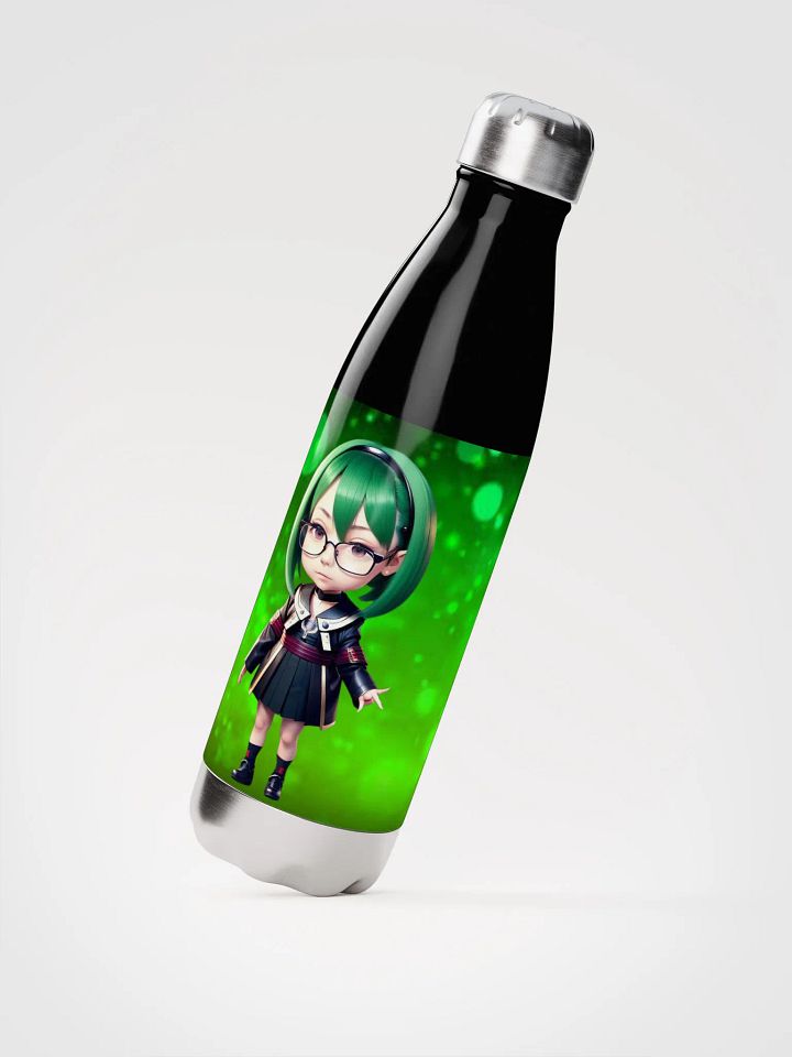 (Green CHIBI) K Stainless Steel Water Bottle product image (2)