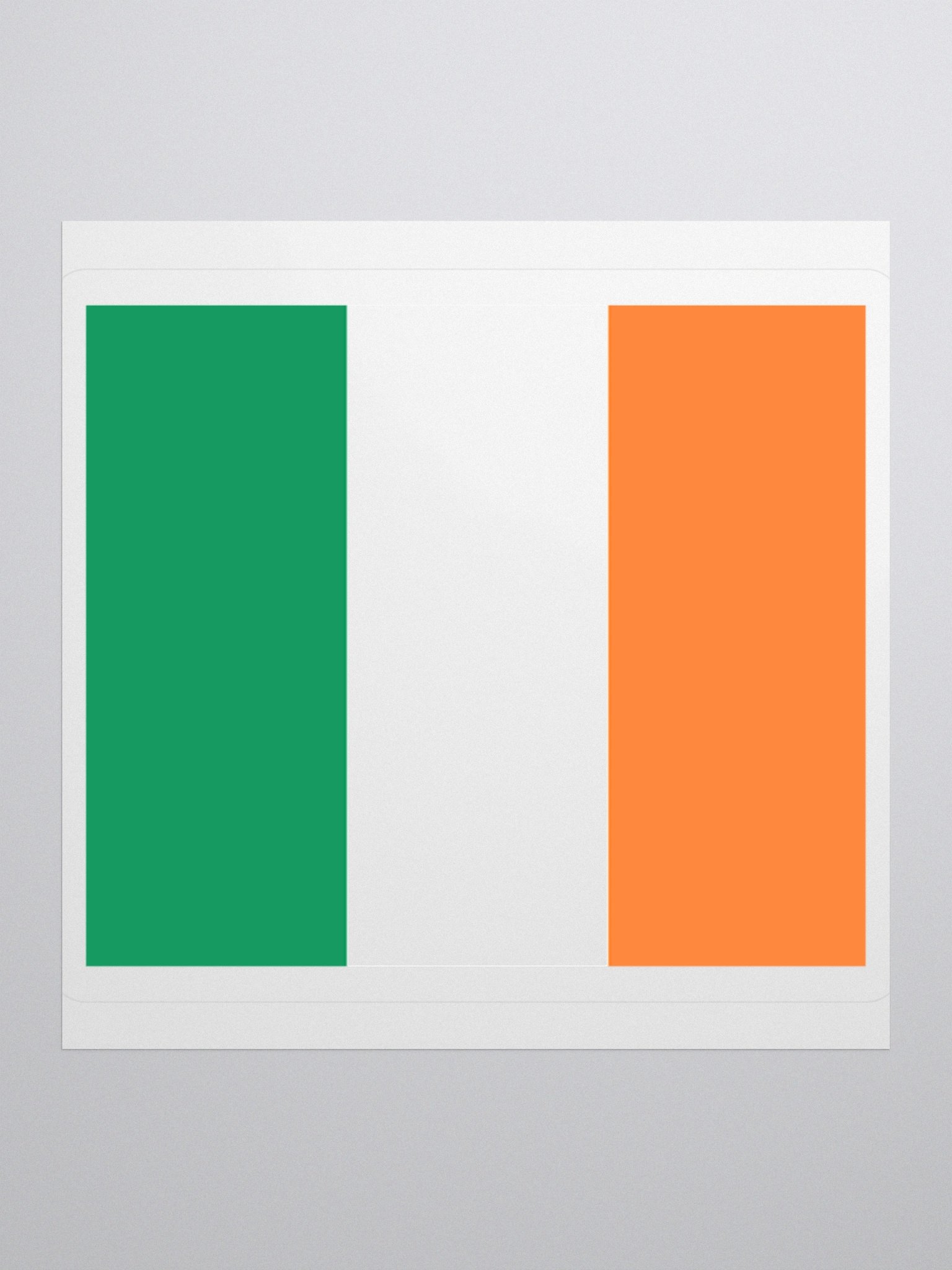 Ireland Flag Sticker | Green White Orange Design | Durable Vinyl | 3 Sizes product image (3)