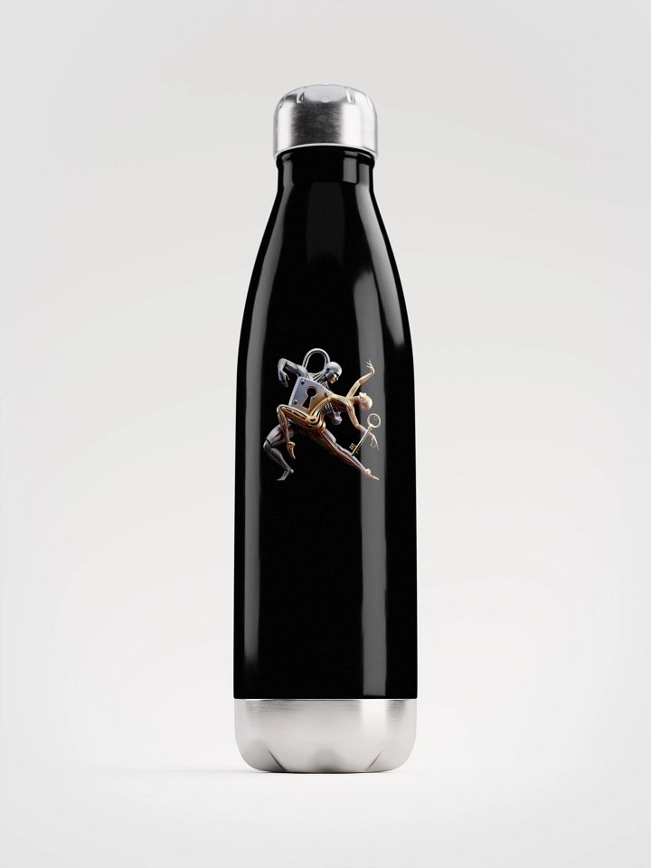 Unlocking Connection Stainless Steel Water Bottle product image (1)