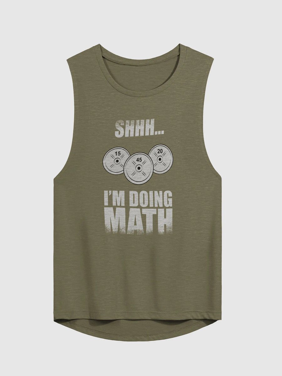 Shhh... I'm Doing Math Funny Gym Flowy Tank product image (2)