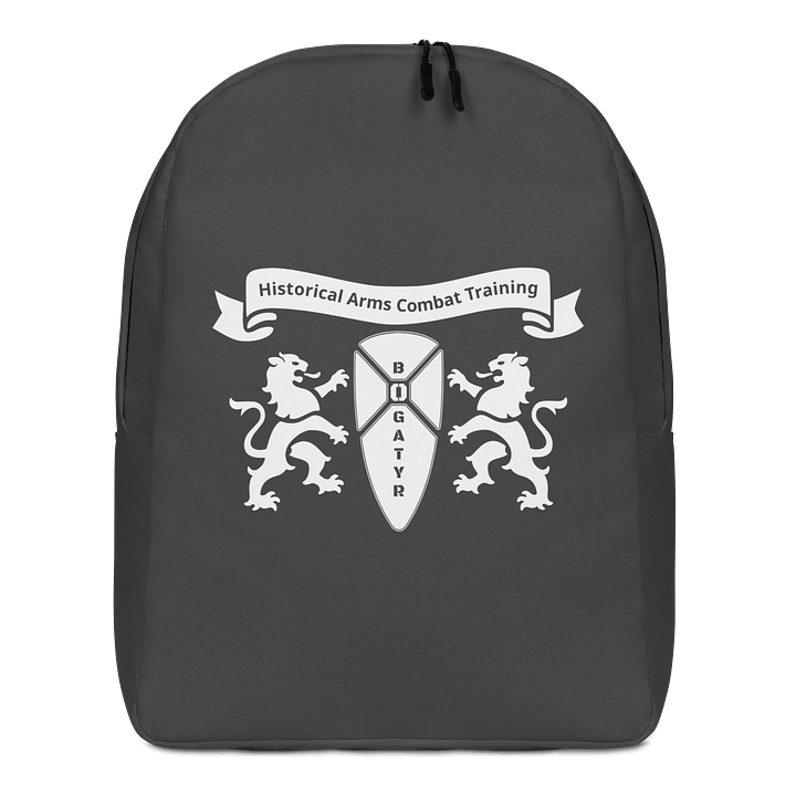 Backpack - white HACT logo product image (1)