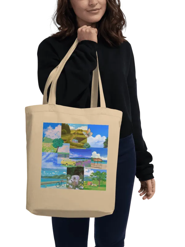 Screencap of Peace Tote Bag product image (4)