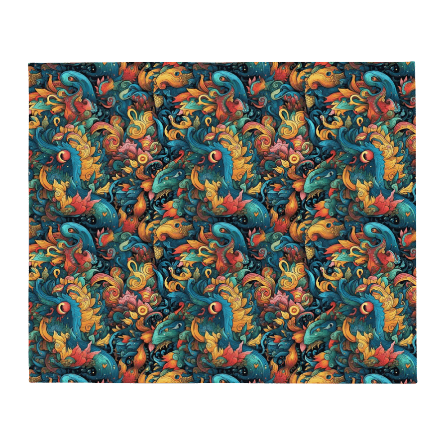 Rhapsody of Birds | Throw Blanket product image (2)