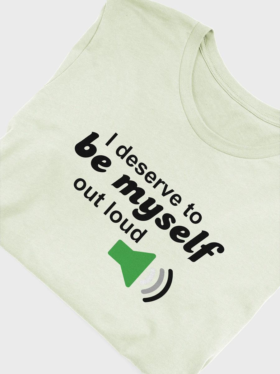 be myself out loud aromantic t-shirt product image (5)