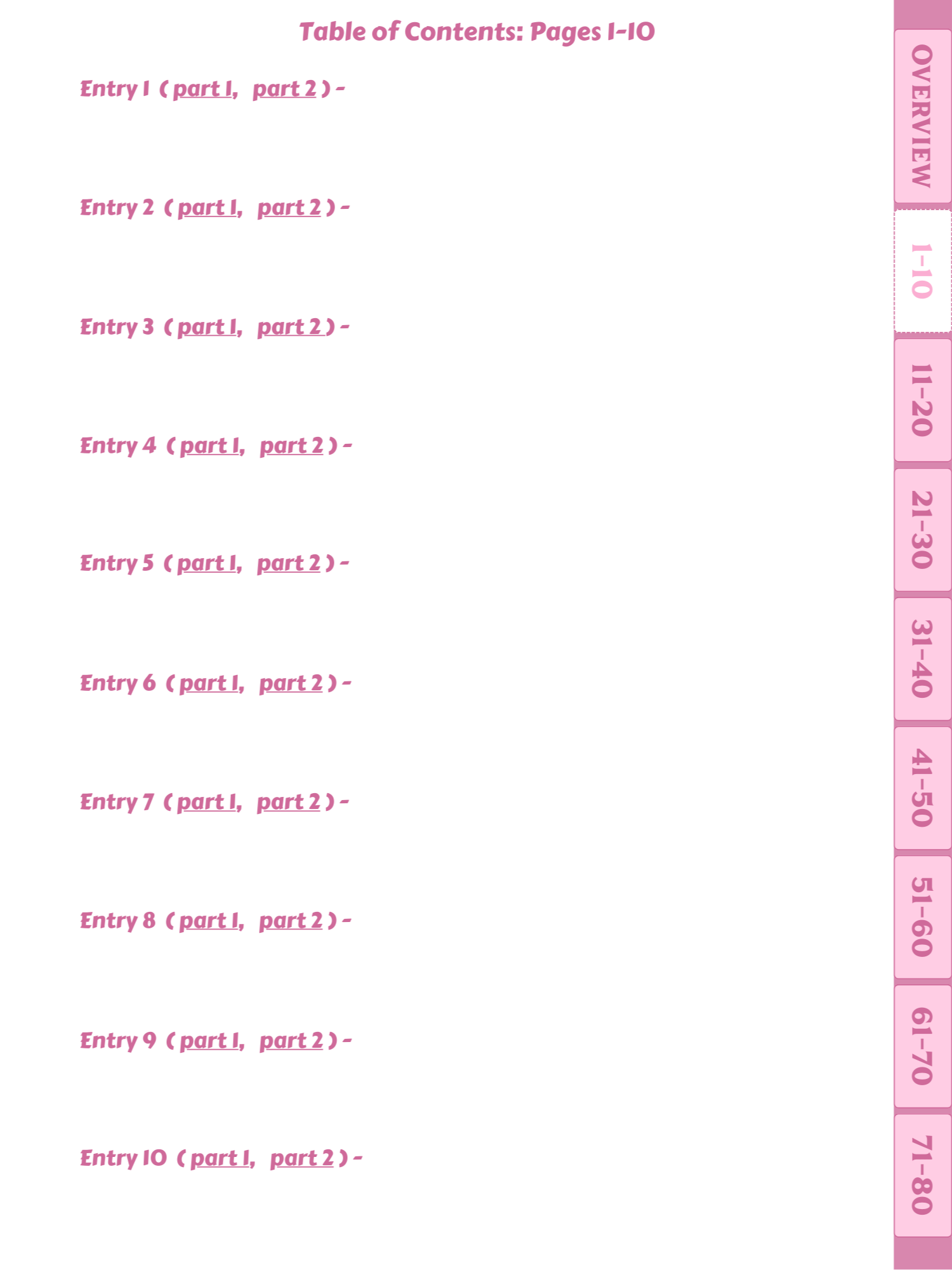 Pastel Pink Digital Writing Practice Journal product image (3)