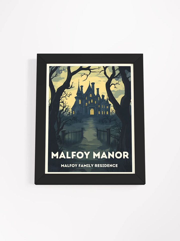 Malfoy Manor Vintage Travel Poster product image (1)