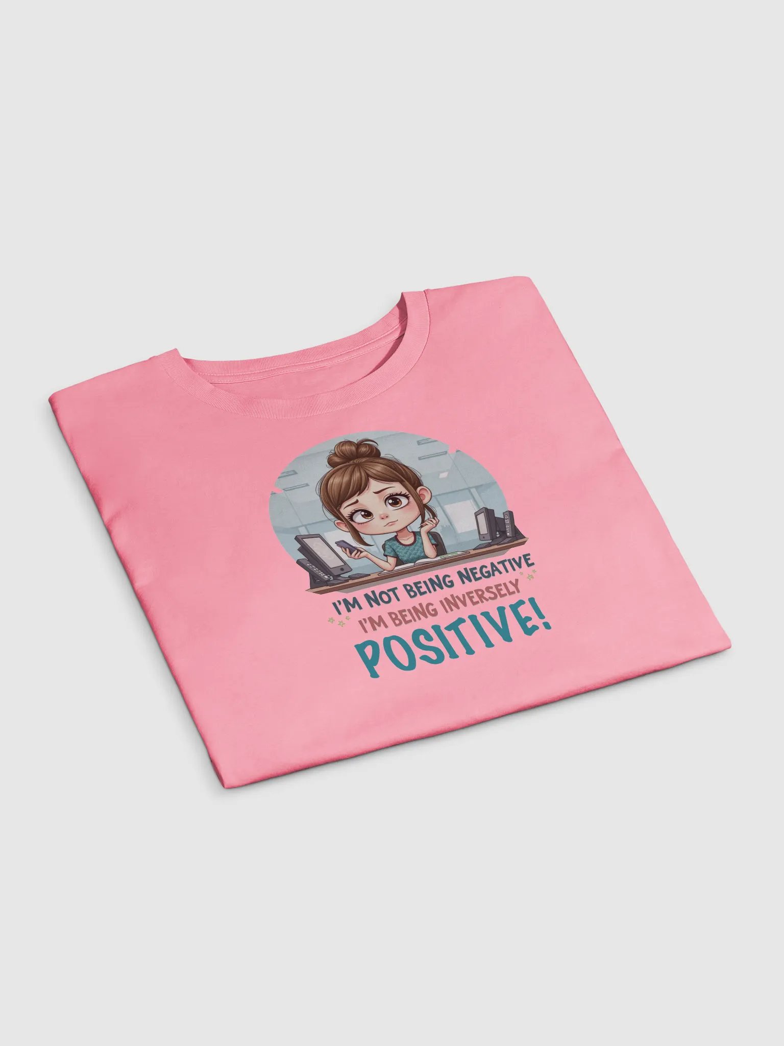 Inverse Positivity Chibi Women's Crop Top product image (13)